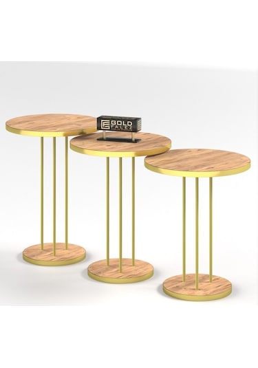 Zigon Sehpa Terra Gold Ceviz