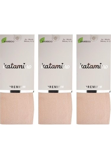 Katamino Liva Bebek Bambu Külotlu Çorap K36000 Pudra 001