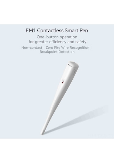 Samdoo Atuman Em-1 Akıllı Taşınabilir Voltaj Test Kalemi, 90v-1000v, Sesli Ve Işıklı Alarm, Kaçak Akım Tespiti