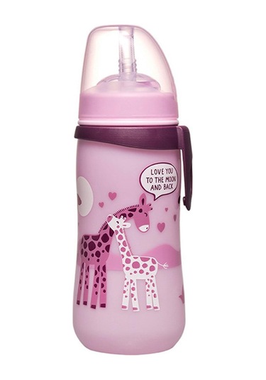 Nip Pipetli Bardak 330 ML Pembe