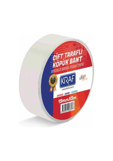 Çift Taraflı Köpük Bant 19Mmx5M