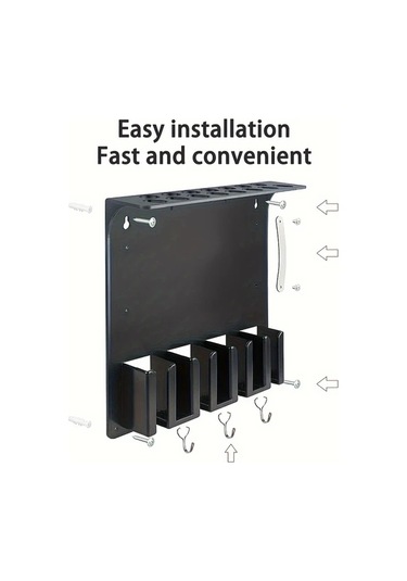 Willowhaven Gray Normal Saç Makinesi Askısı, Berber Istasyonu Sakal Trimmer Standı, Saç Stili Aksesuarı Gri