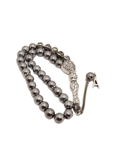 Han Ticarethane İsme Özel Gümüş Hematit Taşlı Tesbih Soru&cevap Kısmından Yazılmasını İstediğiniz İsmi Belirtiniz