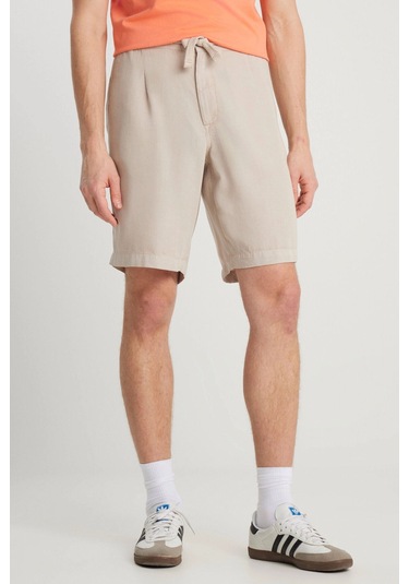 Wrangler Tencel Şort Bej Erkek Şort Bej