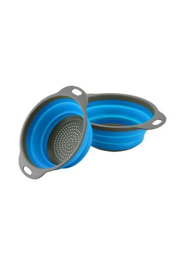 Periboia Silikon Hazneli Katlanabilir Süzgeç Karışık Renkli