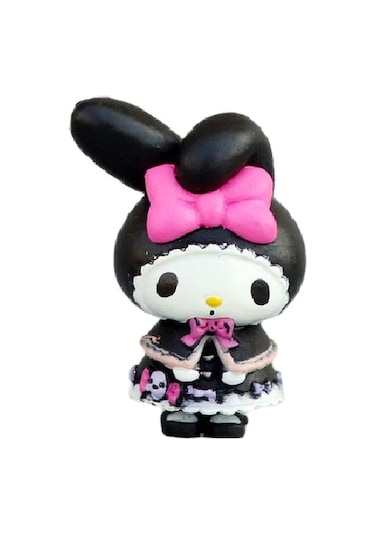 Schulzz Sanrio My Melody Siyah Elbiseli  Mini Figür 4cm