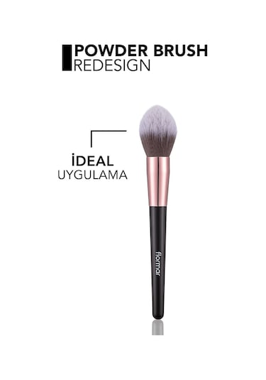 Flormar Konik Uçlu Silindir Pudra Fırçası - Powder Brush - 002 - 8690604597673