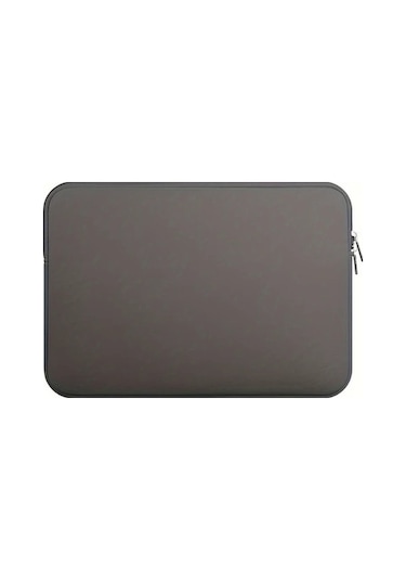 Trendooze Cloudstore 13 İnç Siyah Minimalist Polyester Laptop Kılıfı - Hafif Fermuarlı Çanta Siyah