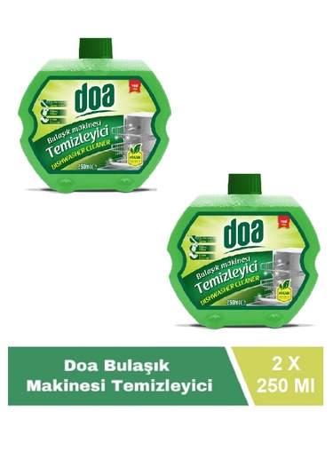 Doa Bulaşık Makinası Temizleyici 250 Ml Vegan X 2 Adet