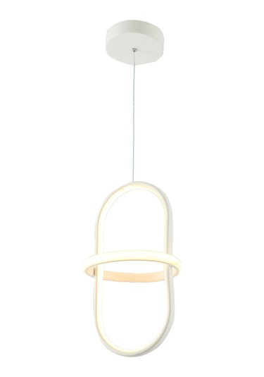 Tt006-1-By Tt Aydınlatma Minyon Modeli Tekli Mat Beyaz Led Avize