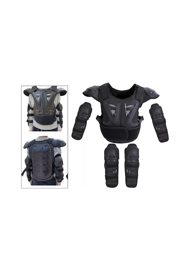 Suntek Çocuk Motosiklet Zırh Nefes Ayarlanabilir Kemer Çocuk