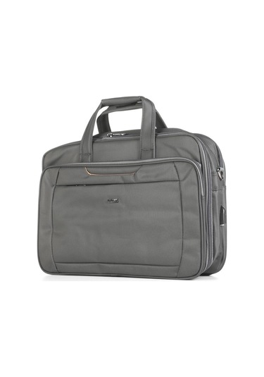 Ççs 71241 Çapraz Omuz Askılı Evrak Çantası-gri Gri