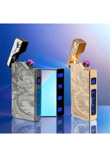 Willowhaven Kişiye Özel Rüzgara Dayanıklı Usb Şarjlı Plazma Çakmak Hızlı Şarj Kamp Siyah