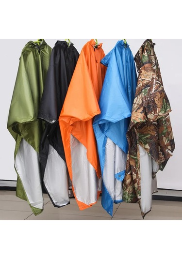 3 İn 1 Ultralight Naylon Yağmur Ceket Yürüyüş Bisiklet Yağmurluk Çok Renkli