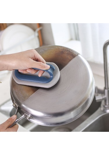 Ranyeek Pembe Emery Spons Temizleyici - Kireç, Pas Ve Kok Artıkları Kaldırıcı, Islak/kuru Kullanım, Mutfak Ve Banyo İçin Çok Amaçlı Temizlik Aracı