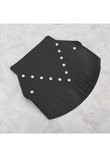 Shineyee Harley Davidson Motosikletleri İçin Siyah Uzun Tüy Pu Arka Ç挡泥板 - Dıy Modifikasyon, Dayanıklı Ve Şık