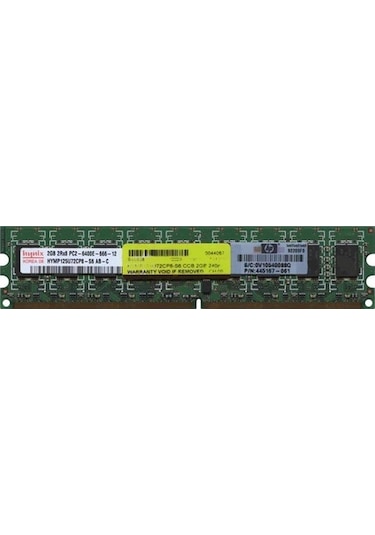 Hynix HYMP125U72CP8-S6 PC2-6400E 2 GB 800 Mhz DDR2 2RX8 Server Ram