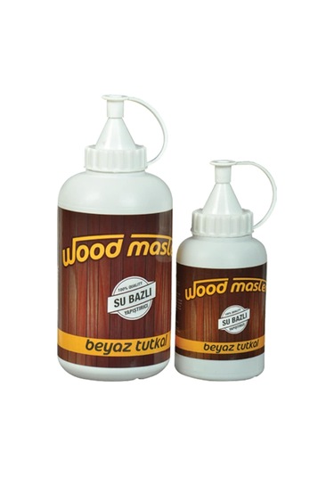 Wood Master Beyaz Ahşap Tutkalı 0,20 Lt, 0,60 Lt, 2 L Seçenekleri