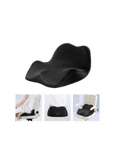 Suntek Hafızalı Köpük Yastık Yumuşak Ergonomik Koltuk Koyu Gri Diğer