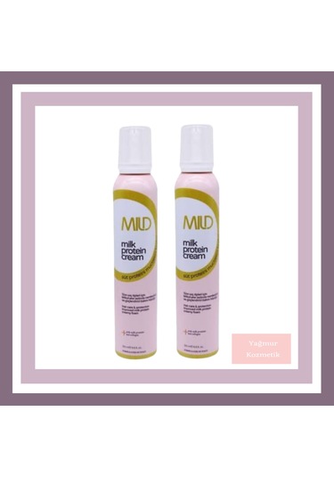 Mild Süt Proteinli Saç Bakım Köpüğü Milk Protein Cream 200ml X 200ml 2li