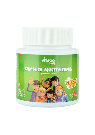 Vitago Kids Gummies Multivitamin Multimineral Içeren Çiğnenebilir