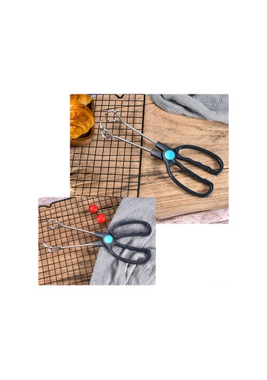 Yuntech01 Siyah Paslanmaz Çelik 430+abs Barbekü Kolu 25cm - Piknik Ve Izgara Yemek Tutucu Çok Renkli