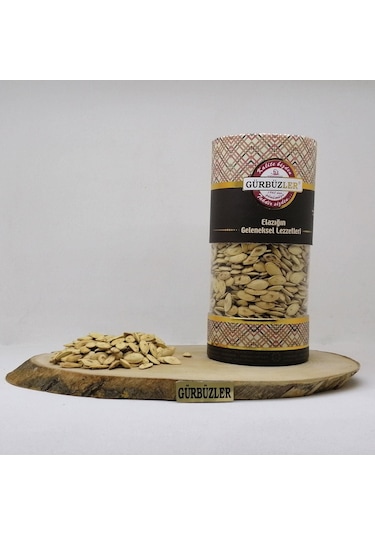 Gürbüzler Nevşehir Kavrulmuş Tuzsuz Kabak Çekirdeği Hediyelik Kutu 450 G