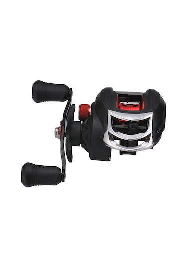 Shineyee Lızard Lk201 Siyah-kırmızı Metal Baitcasting Makinesi Sağ El - 17+1 Piyano Rulmanı, 7.2:1 Yüksek Hızlı Dişli Oranı