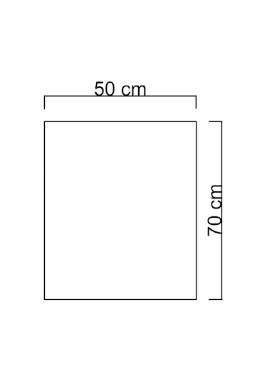 50x70 H Cm Buğu Çözücülü Ledli Banyo Aynası Şeffaf