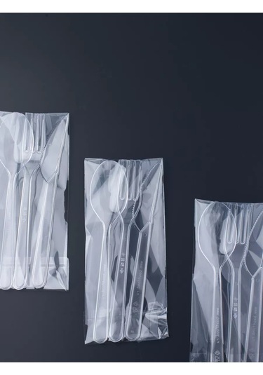 Anutka Çatal Bıçak Takımı Tek Kullanımlık Plastik Set 92506621 100 adet