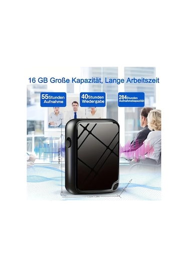 Willowhaven 2025 32gb Taşınabilir Sesle Çalışan Ses Kayıt Cihazı, 50 Saat Kayıt, Mp3 Uyumlu