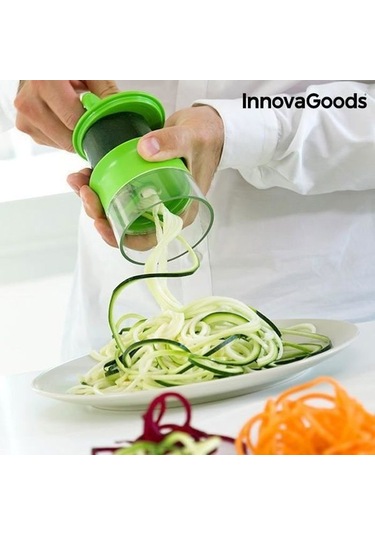 Sebze Doğrayıcı - Innovagoods - Mini Spiral Buzluk - Abs - Paslanmaz Çelik - Modern Tasarım Diğer