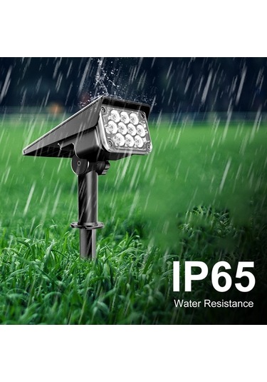 Pazly 20 Led Güneş Enerjili Duvar Ve Çim Işığı Beyaz Enerji Tasarruflu Beyaz