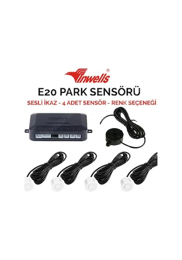 Inwells E20 Inwells Sesli Park Sensörü Gri
