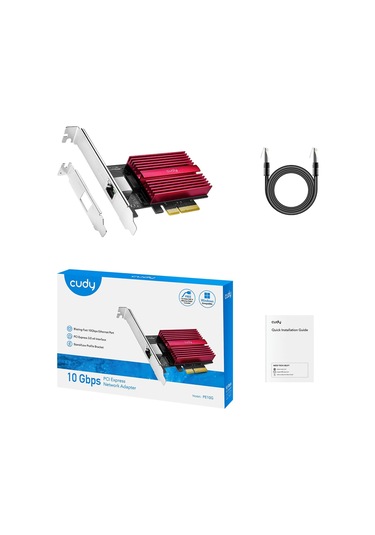 Cudy Pe10g Wol 10.000mbps Multi-gigabit Pcı Ethernet Ağ Kartı