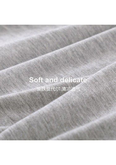 Tongxida Modal Spor Tayt Diz Boyu Kadın Yoga Pantolon Gri Under The Knee 40-50kg Gri