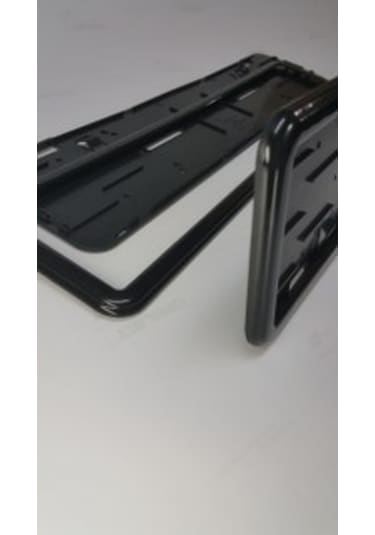 Yeni Nesil Kırılmaz Plakalık 2Adet Parlak Siyah 374367131