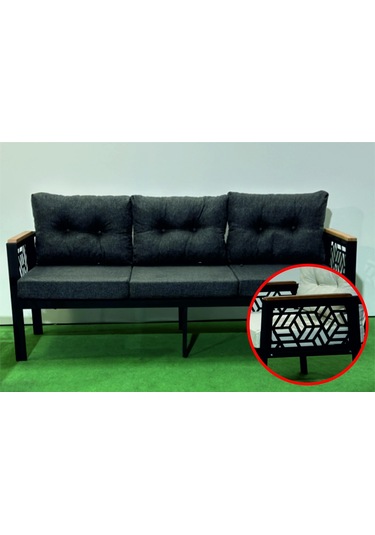 Melisa 3lü Balkon-bahçe-kafe Çay Seti Koltuk Oturma Takımı-oturma Grubu,ofis Koltuğu Çok Renkli