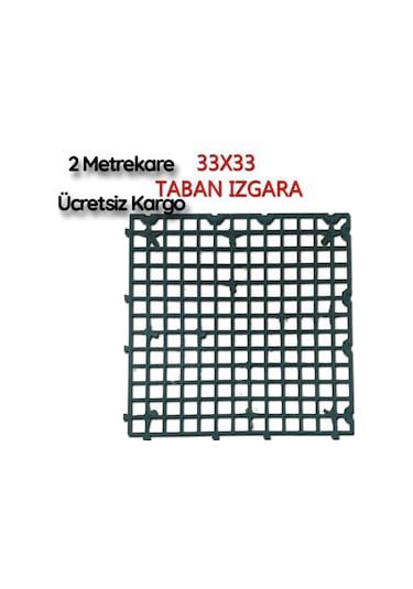 Güvercin Kümes Taban Izgarası 2 M2 - 18 Adet Tavuk Taban  Izgara