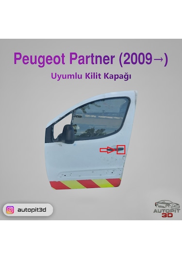 Peugeot Partner 2009 Uyumlu Kilit Kapağı