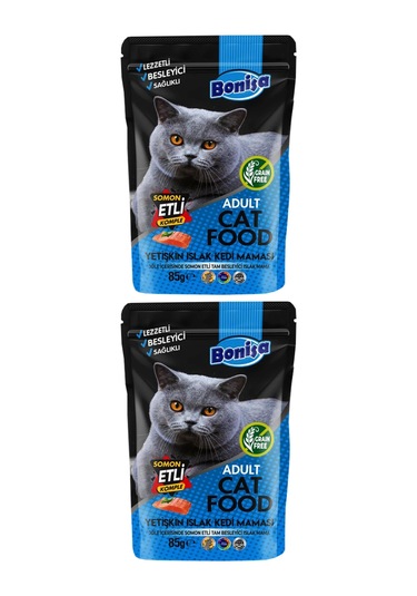 New Story Tavuklu Yumuşacık Atıştırmalık Kedi Ödülü 60 G + Somonlu Pouch 2'li