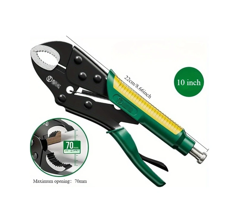 Willowhaven 03240210 10 İnç Mukavemetli Penseler Karbon Çelik Yuvarlak Burun Kaynak Metal İşleri