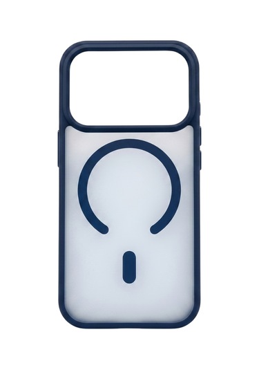 Ps iPhone Uyumlu 17 Pro Mist Serisi Magsafe Kılıf - Lacivert