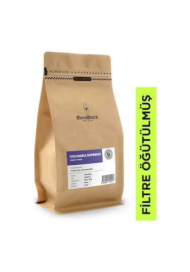 Blendblack Colombia Supremo Filtre Kahve 250 G Öğütülmüş Single Origin