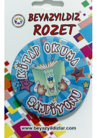 Kitap Okuma Şampiyonu Rozetleri 20 Adet