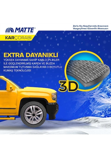 Matte Kar Çorabı - Extra Pro Series