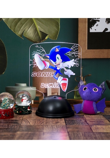 Kirpi Sonic, Çocuk Odası Süper Sonic Hediyesi İsimli Led Lamba