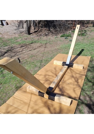 Salıncak Hamak Ahşap Ayağı Ahşap Hamak Ayağı Siyah