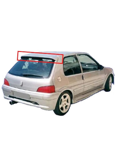 Peugeot 106 Spoiler Boyasız