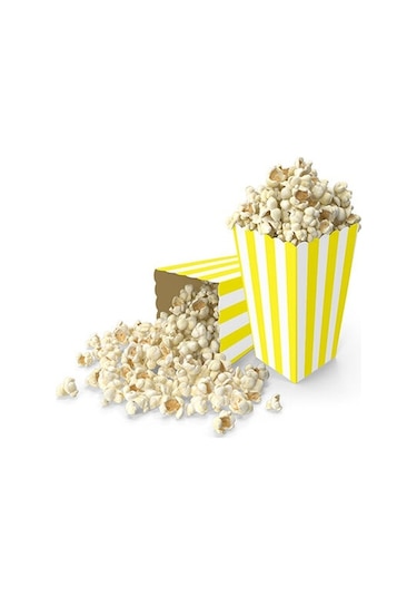 Sarı Çizgili 8'Li Mısır Kutusu